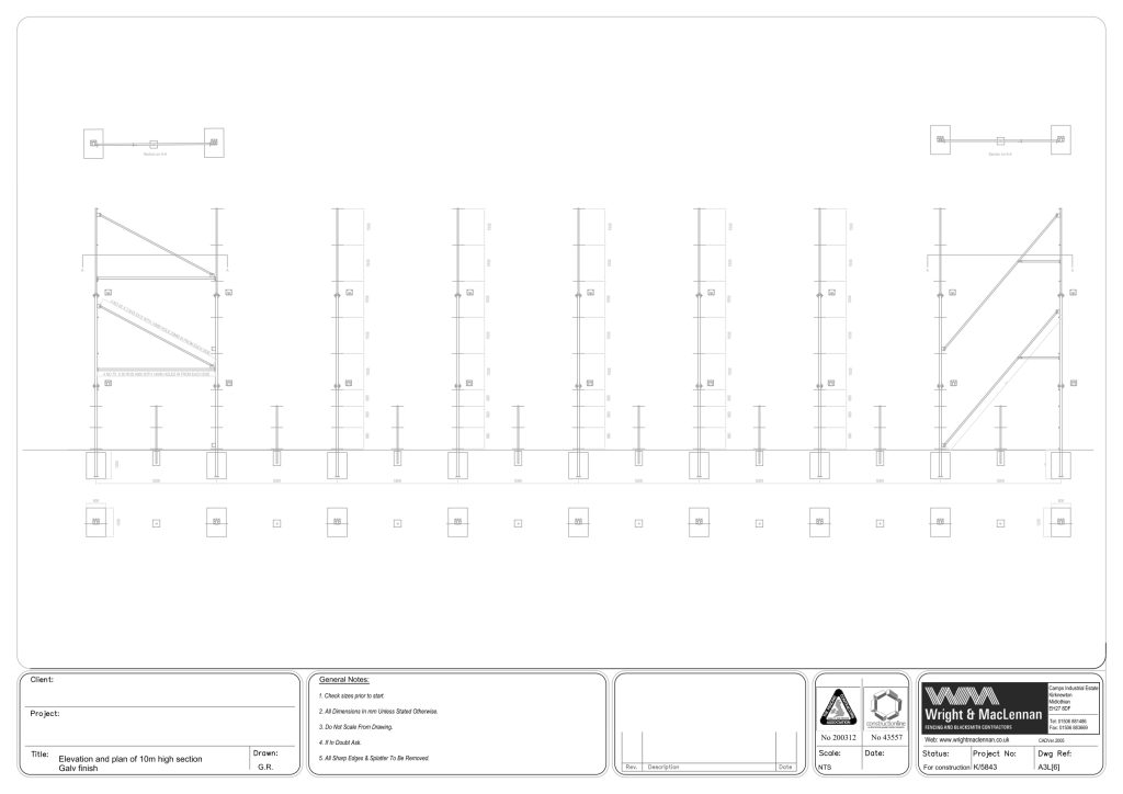 Concrete lighting base diagram
