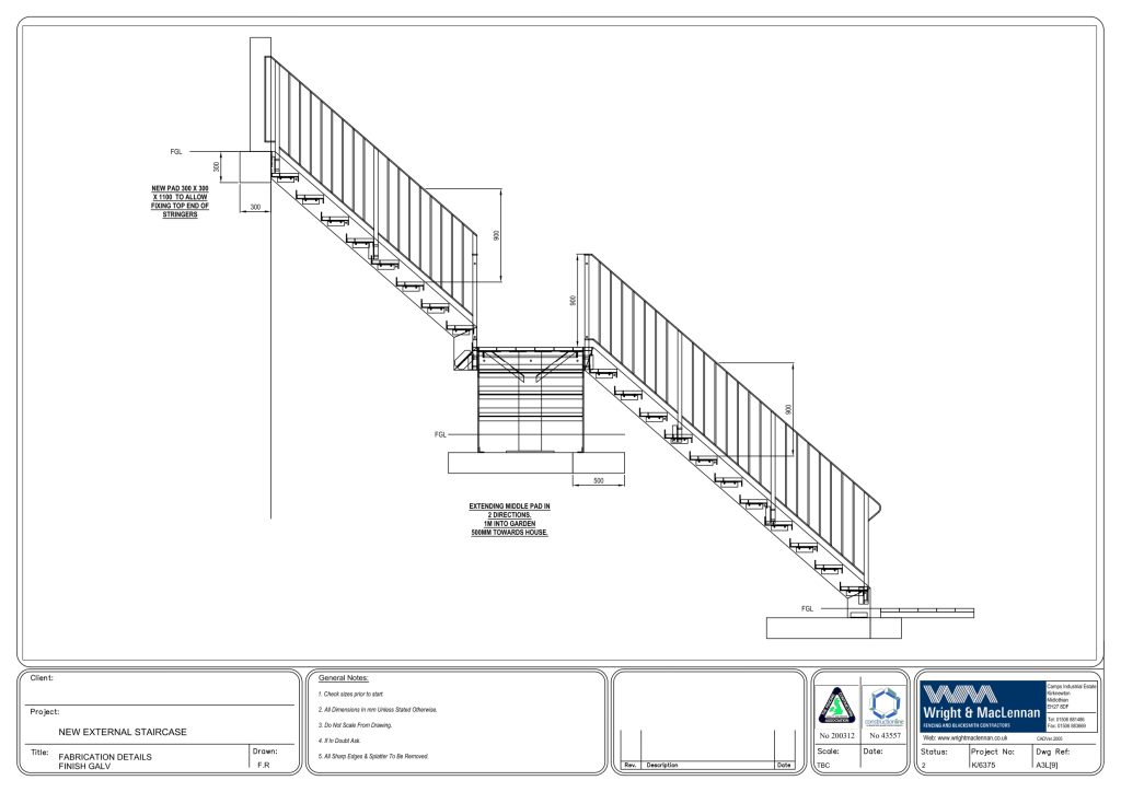 Concrete lighting base diagram