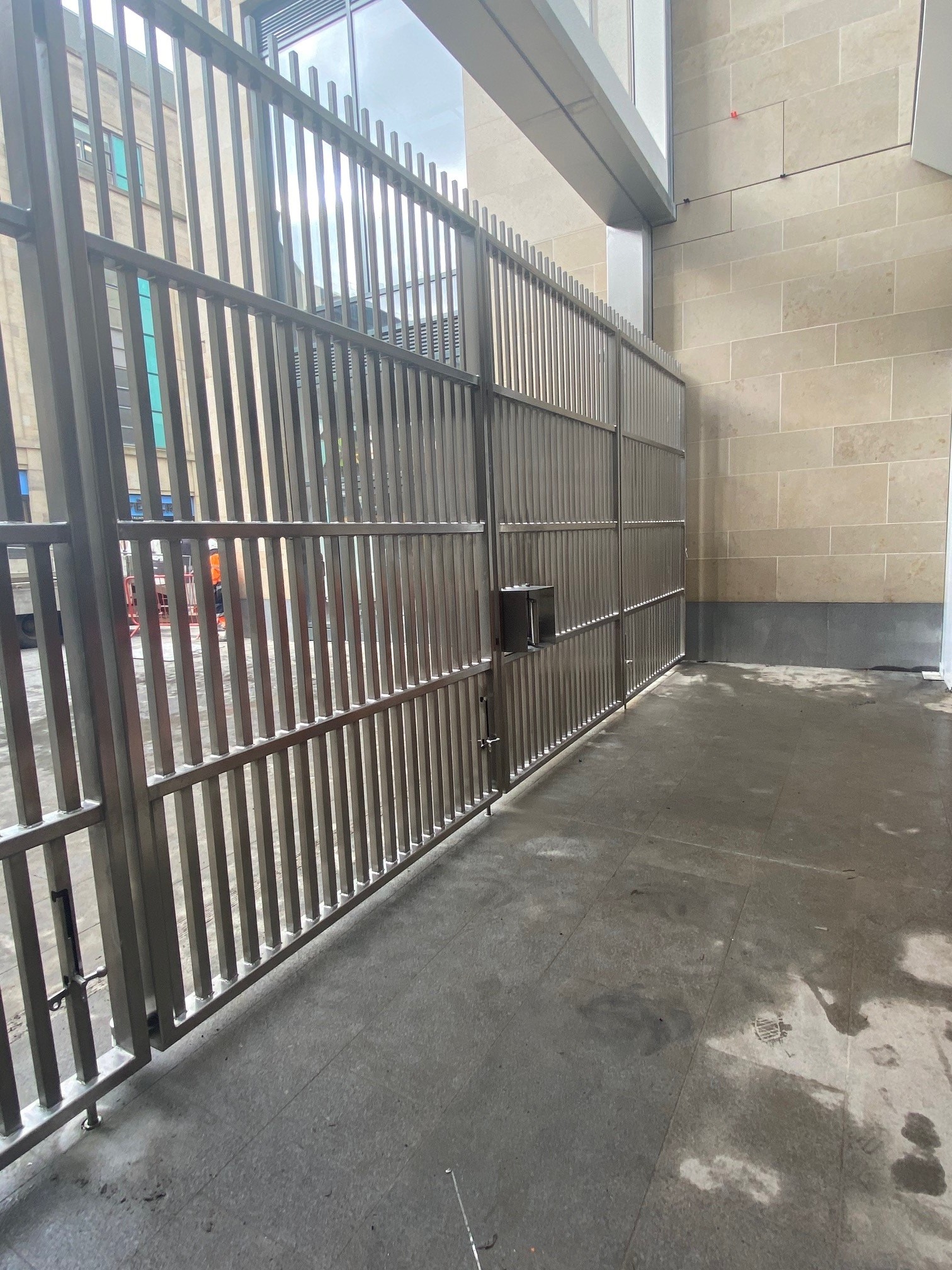 Metal gate in modern architecture