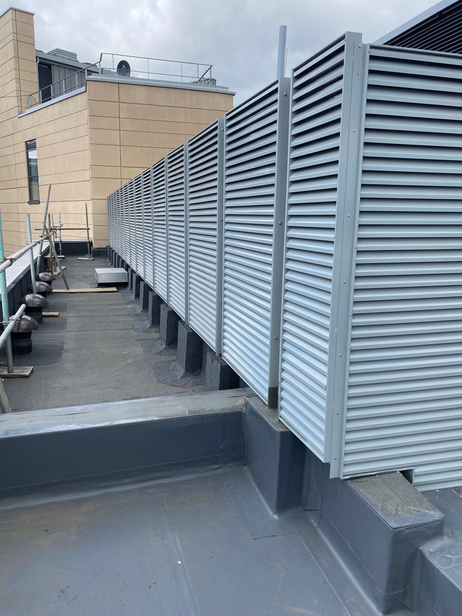 Sports field entrance gate area